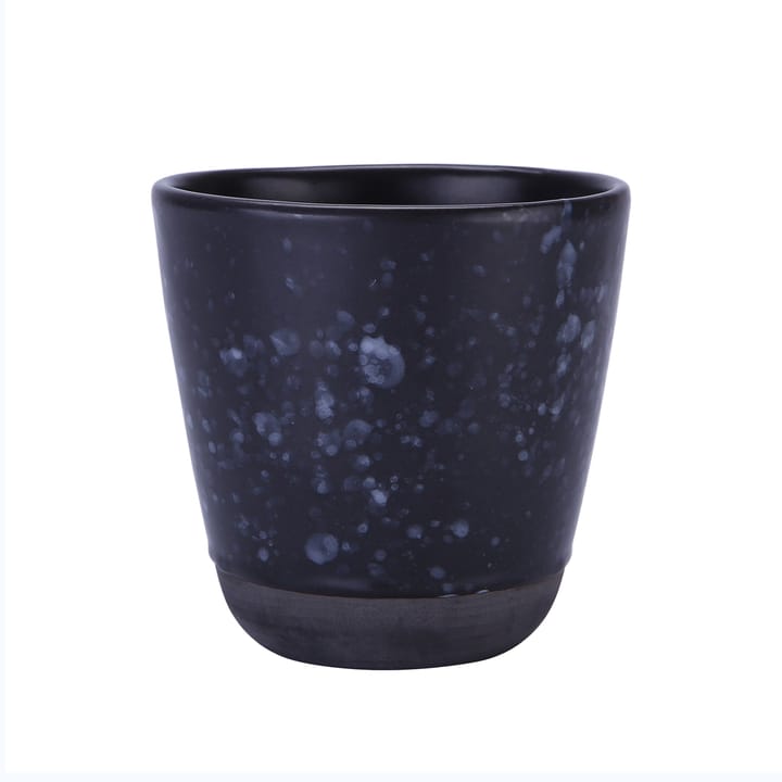 Raw mug 30 cl - black with dots - Aida