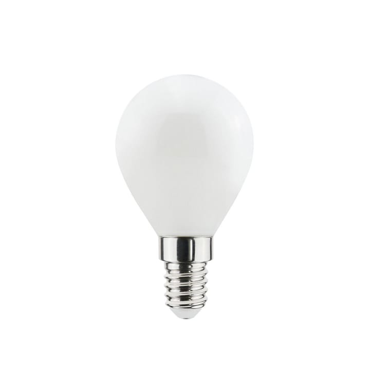 Airam Filament LED dim to warm-globe E14 light source - Opal, p45 - Airam