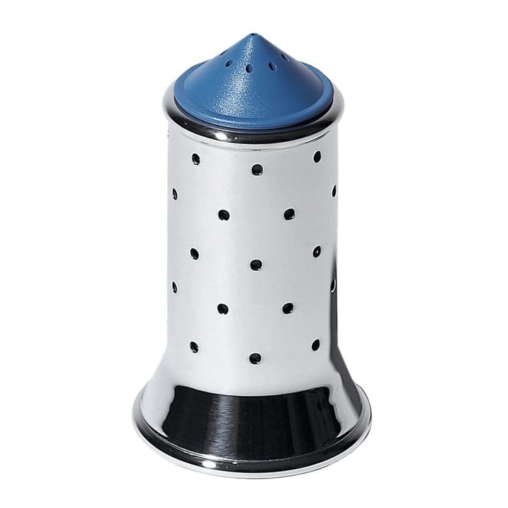 Alessi salt shaker - blue-stainless steel - Alessi