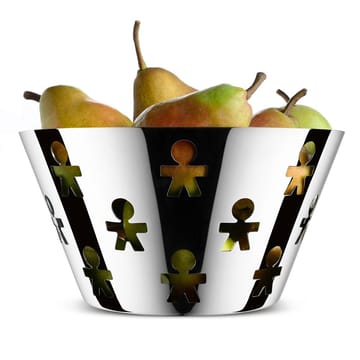 Girotondo fruit bowl high - stainless steel - Alessi