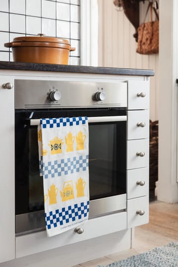 Grytskåpet kitchen towel 47x70 cm - Multi-yellow-blue - Almedahls