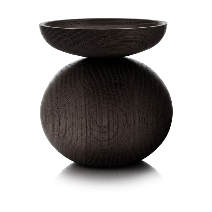 Shape bowl vase - Black stained oak - Applicata