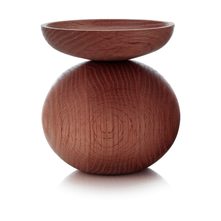 Shape bowl vase - Smoked oak - Applicata