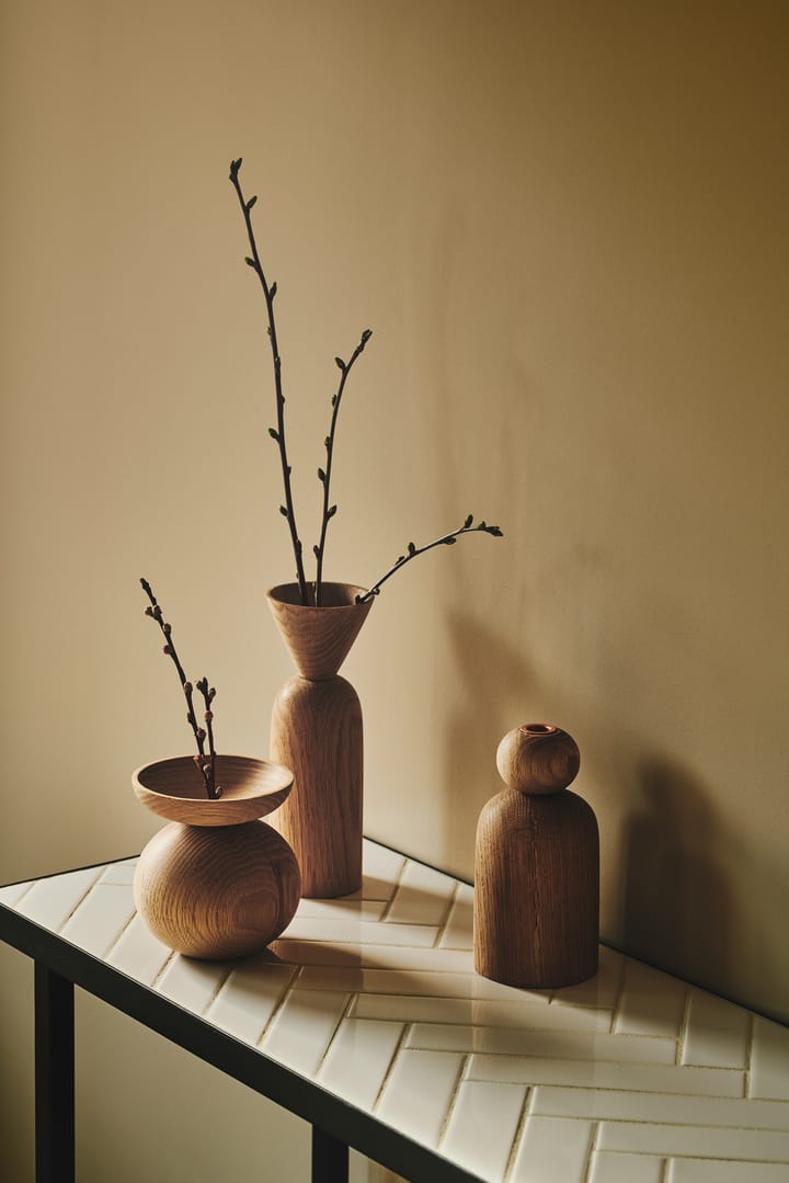 Shape cone vase - Oak - Applicata