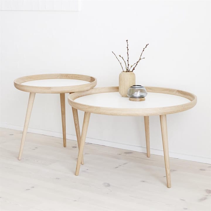 Tisch table Ø 49 cm - oak-white - Applicata