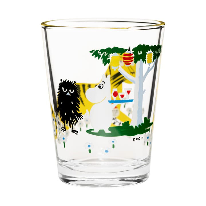Moomin glass 22 cl - Garden Party - Arabia