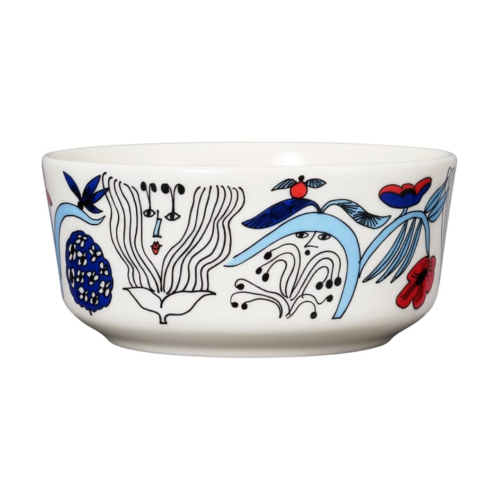 Puutarhurit bowl Ø13 cm - Blue-white-red - Arabia