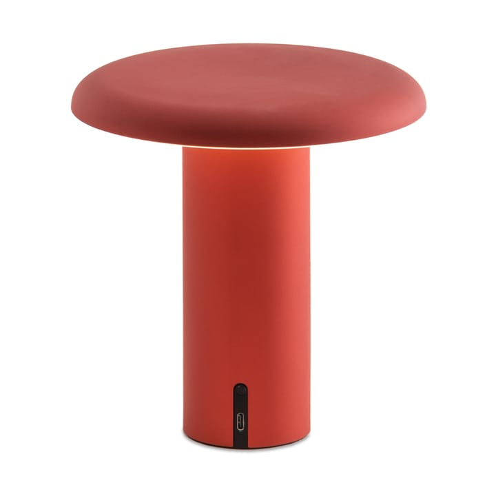 Takku portable table lamp 19 cm - Anodized red - Artemide