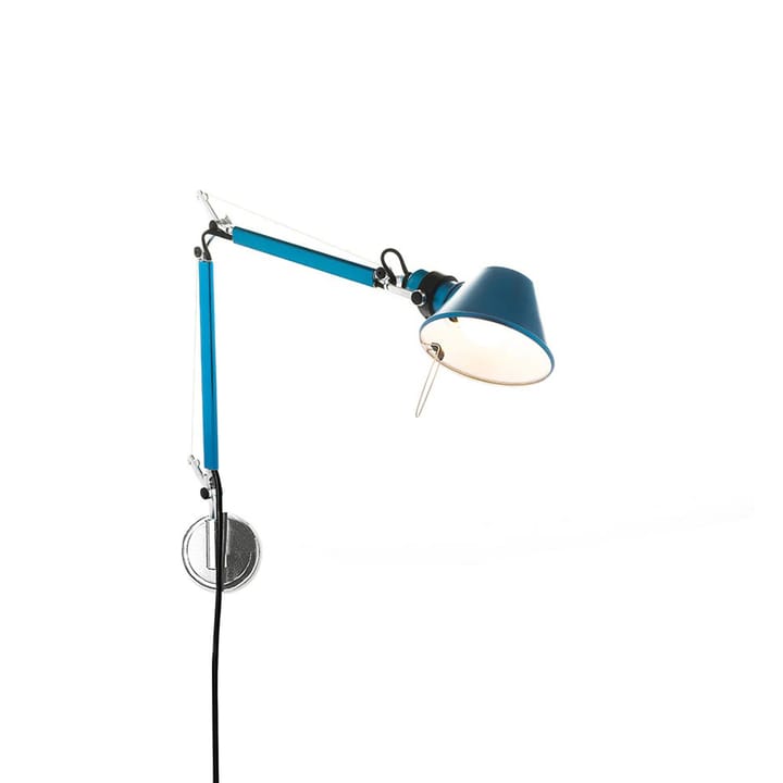 Tolomeo Micro wall lamp - Anodized blue - Artemide
