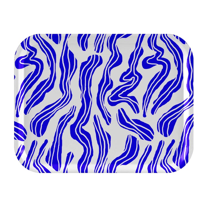 Sudd tray 28x36 cm - Blue-white - Åry Home