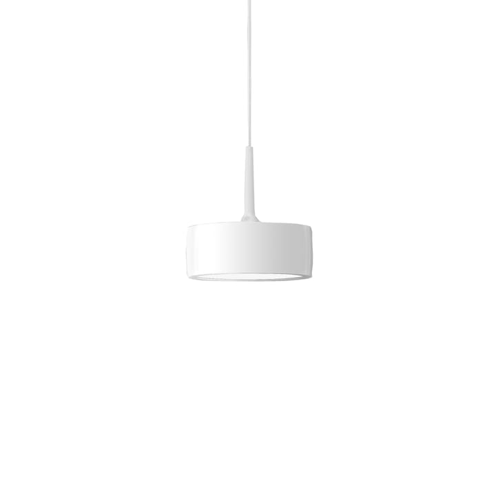 Riff Puck pendant lamp - White, large, led - Ateljé Lyktan