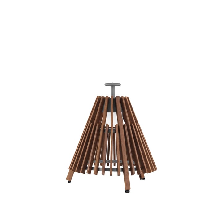 Tipi floor lamp - Heat-treated ash, 527, aluminium - Ateljé Lyktan