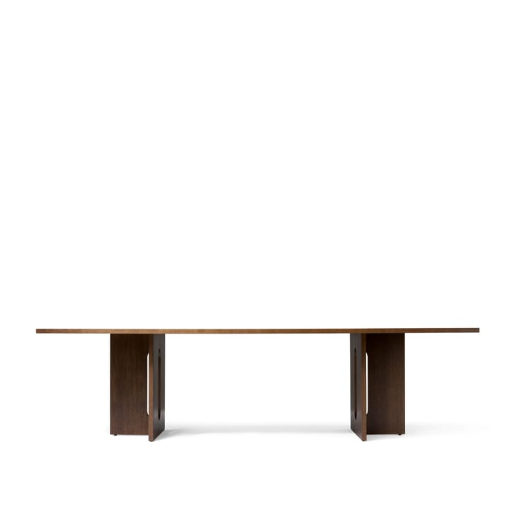 Androgyne rectangular dining table - Oak dark stained. 278x109 cm - Audo Copenhagen