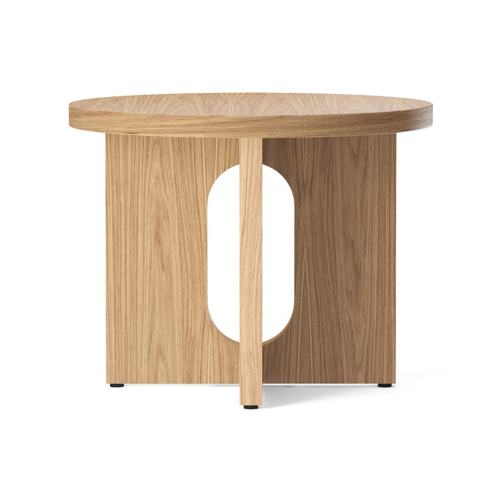 Androgyne side table Ø50 cm oak base - Oak table top - Audo Copenhagen