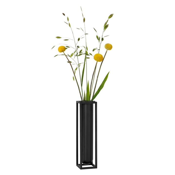 Kubus vase, Flora - black - Audo Copenhagen