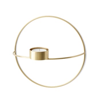 POV circle small tea light holder - brass - Audo Copenhagen
