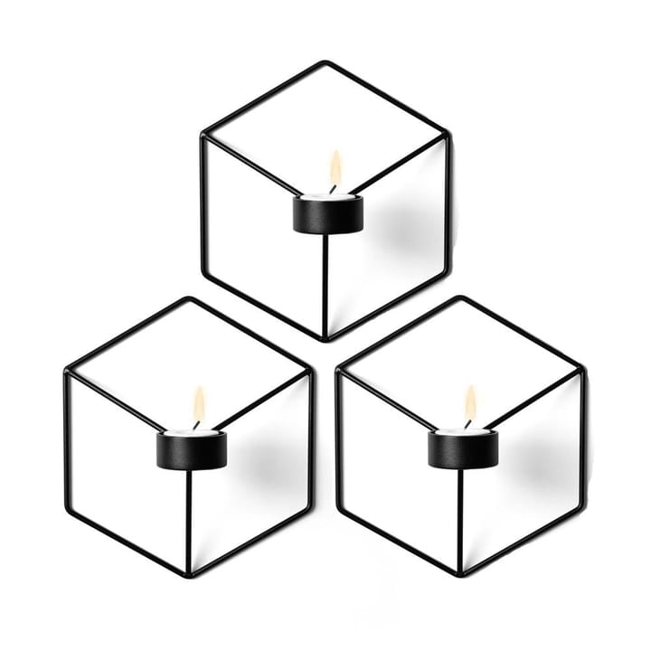 Pov wall candle 3-pack black - undefined - Audo Copenhagen