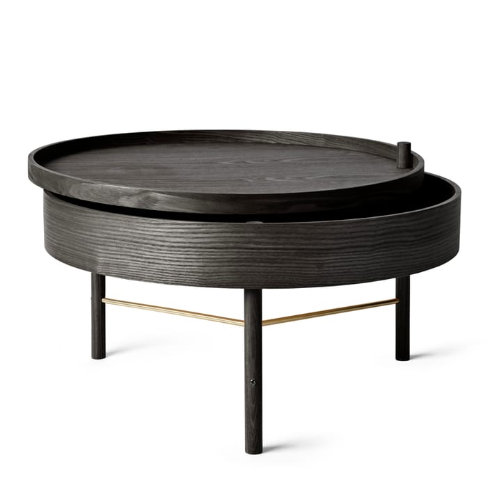 Turning table - Black-stained ash-bronze - Audo Copenhagen