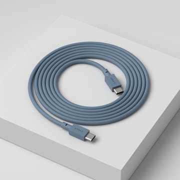 Cable 1 USB-C to USB-C charging cable 2 m - Shark blue - Avolt