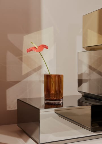 Leaf vase 20 cm - Amber - AYTM