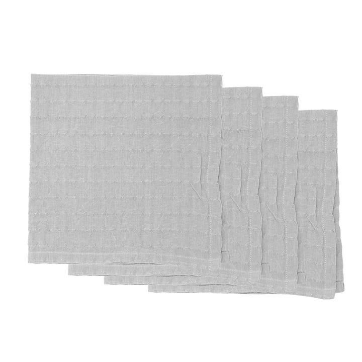 Bloomingville cotton serviette 4-pack - grey - Bloomingville