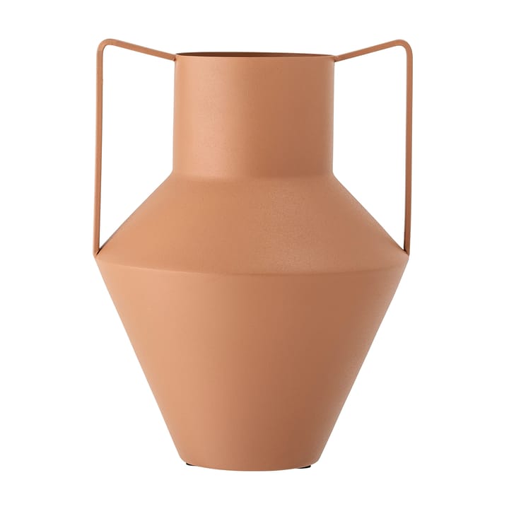 Bloomingville metal vase with handle 34 cm - brown - Bloomingville