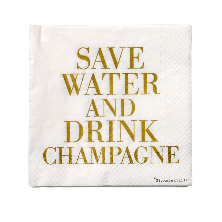 Save water napkin 20-pack - 33x33 cm - Bloomingville