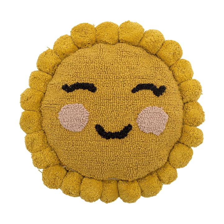 Vigge cushion Ø30 cm - Yellow sun - Bloomingville