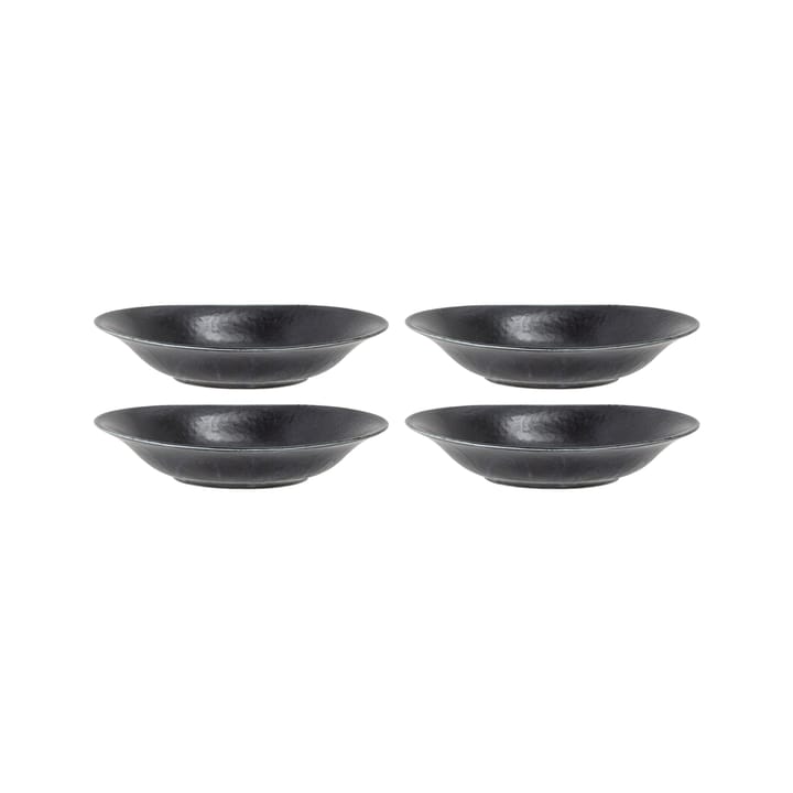 Yoko soup bowl 20.5x23 cm 4-pack - black - Bloomingville
