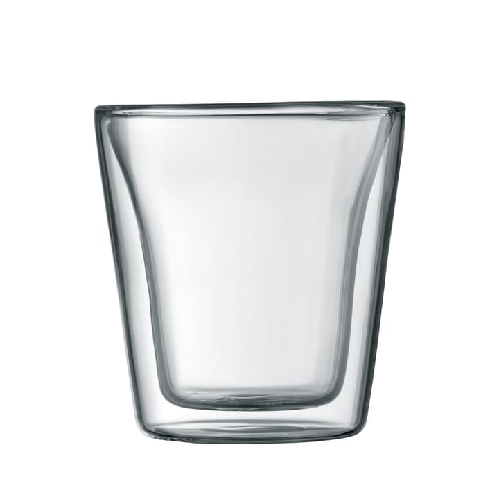 Canteen double wall glass 2-pack - 0.1 l - Bodum