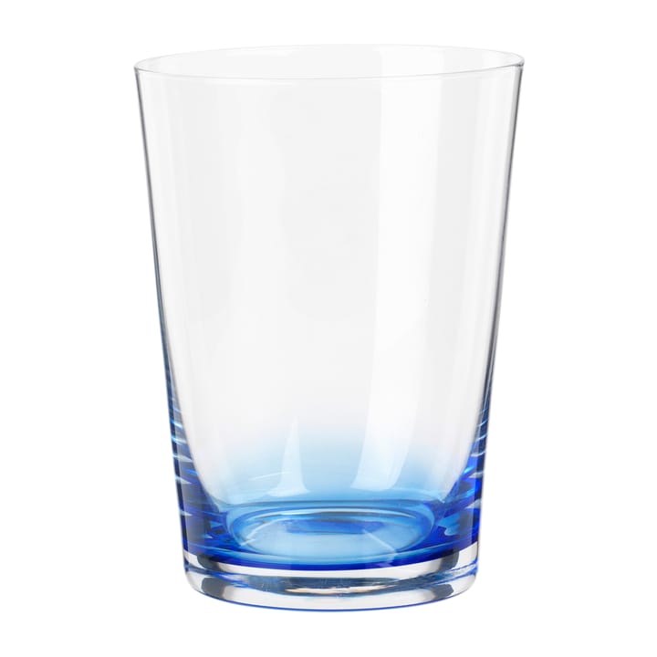 Hue drinking glass 30 cl - Clear-blue - Broste Copenhagen