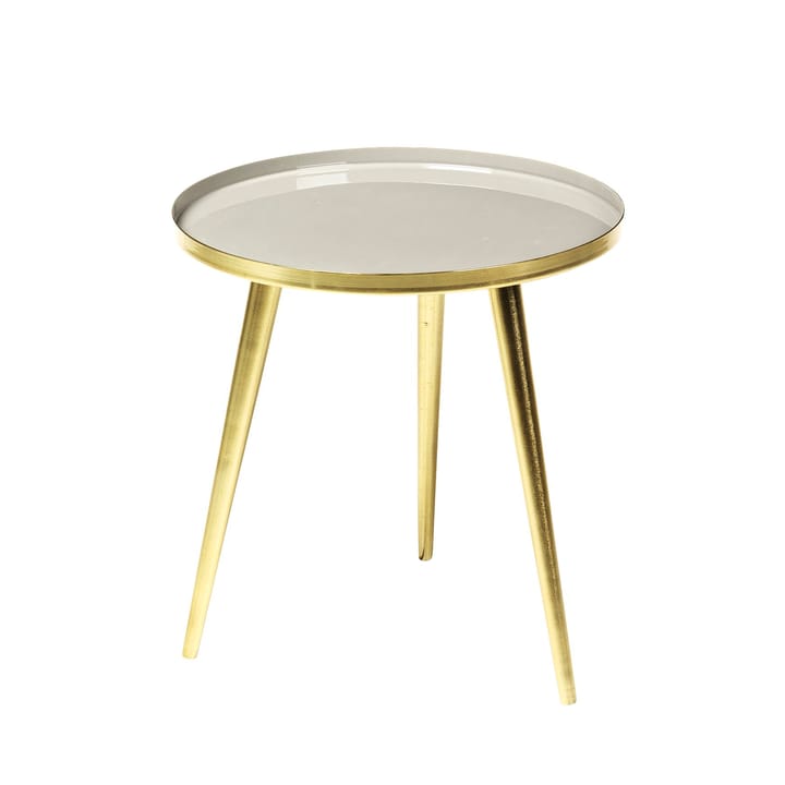 Jelva table simply taupe-brass - Ø 35 cm - Broste Copenhagen
