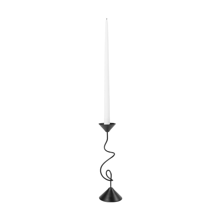 Selma candle holder 26.5 cm - Black - Broste Copenhagen