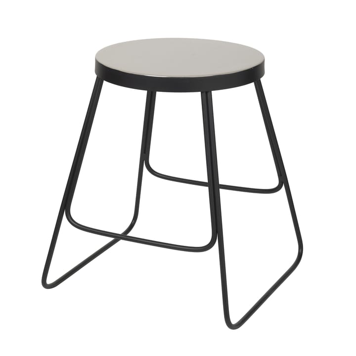 Tricia stool 45 cm - black-dove - Broste Copenhagen