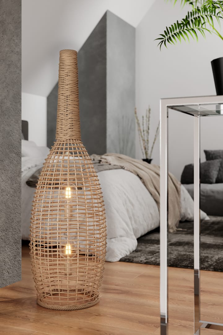 Seagrass floor lamp - natural - By Rydéns