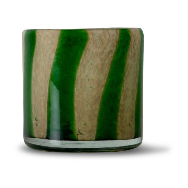 Calore tealight holder XS 10 cm - Green-beige - Byon