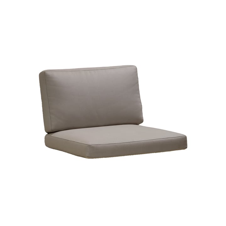 Connect cushion set lounge chair/single module - Cane-line Natté taupe - Cane-line