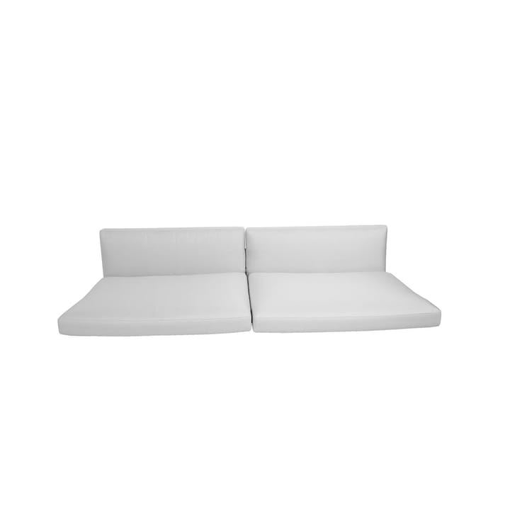 Connect cushion set sofa 3-seater - Cane-line Natté white - Cane-line