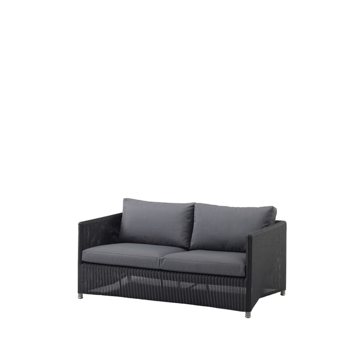 Diamond sofa 2-seater weave - Cane-Line Natté graphite - Cane-line