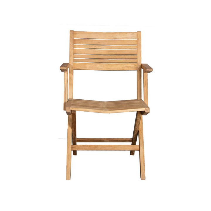 Flip folding chair - Teak, with armrests - Cane-line