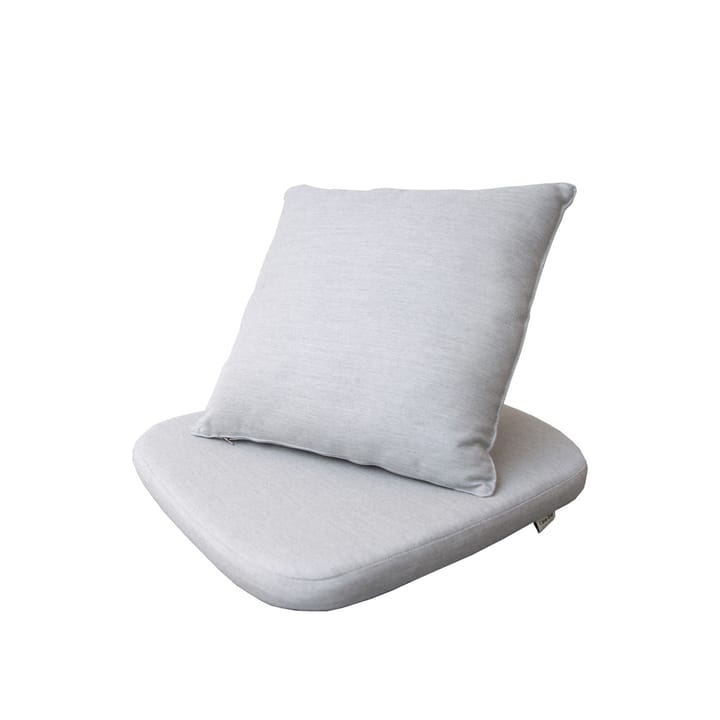 Moments chair cushion set - Cane-Line Natté light grey - Cane-line
