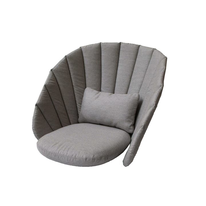 Peacock lounge armchair cushion - Cane-Line Natté taupe - Cane-line