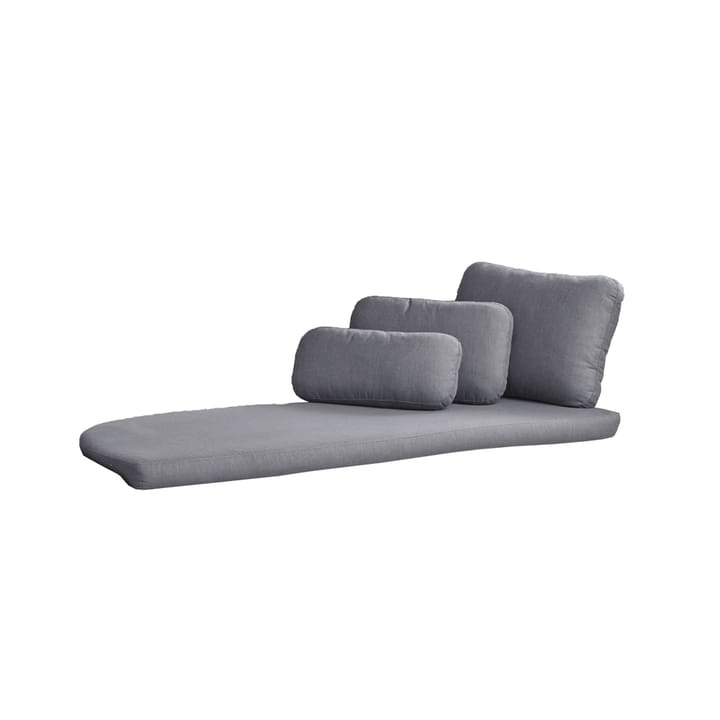 Savannah cushion - Cane-Line Natté grey, right - Cane-line