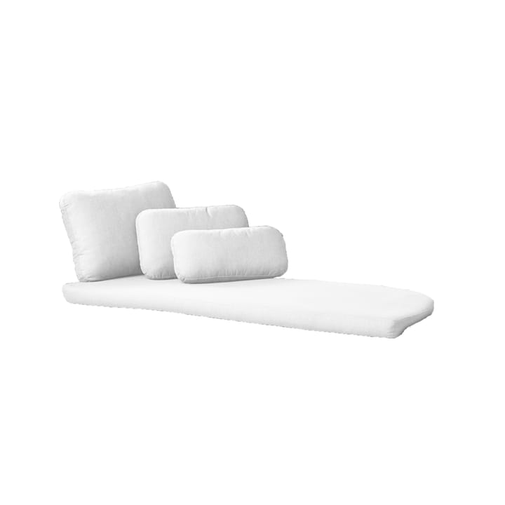 Savannah cushion - Cane-Line Natté white, left - Cane-line