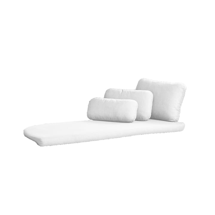 Savannah cushion - Cane-Line Natté white, right - Cane-line