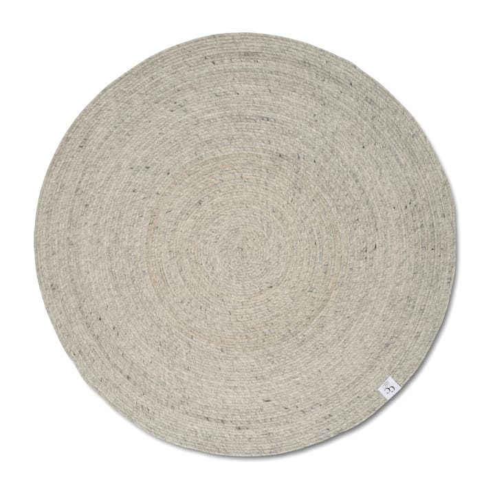 Merino wool carpet round Ø200 cm - Concrete - Classic Collection