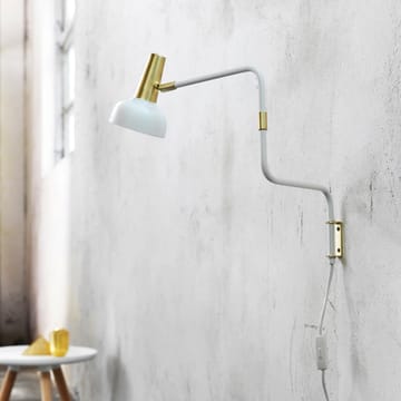 Ray Wall lamp - White, nickel details - CO Bankeryd