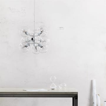 Tage pendant - white- clear glass - CO Bankeryd