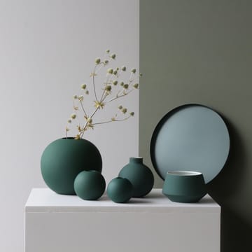 Collar vase 12 cm - dark green - Cooee Design