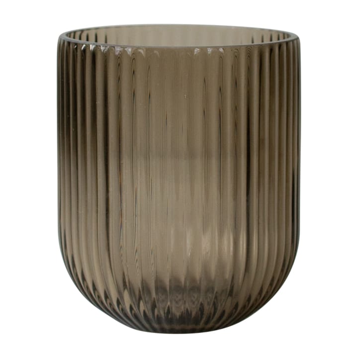 Simple Stripe glass vase brown - Small - DBKD